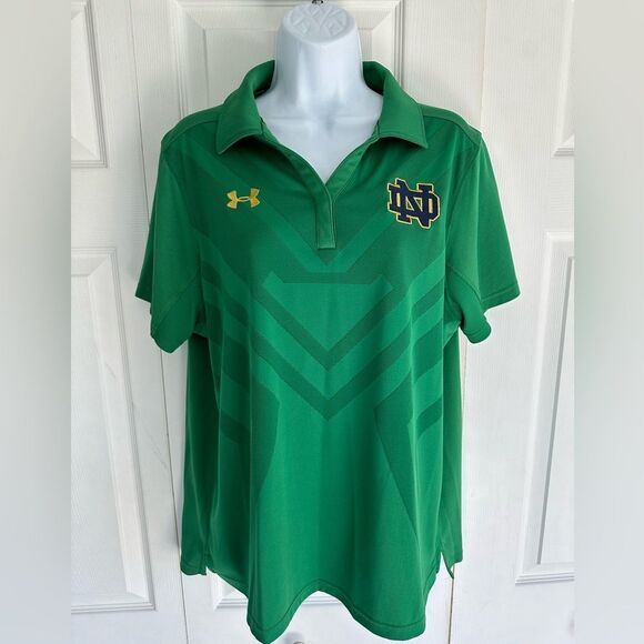 Under Armour Notre Dame Women’s Golf Loose Polo Fighting Irish Athletic XL Women - Picture 14 of 14